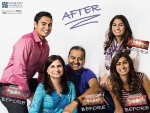 family before and after treatment
